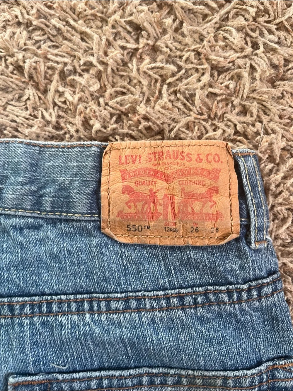 Levi's Blue Denim Kids Relaxed Jeans